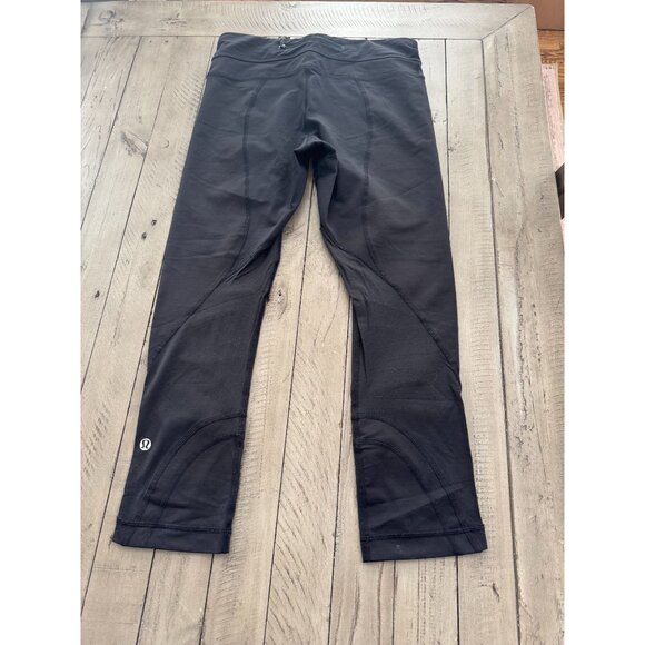Lululemon Run Inspire Crop Leggings Luxtreme Black Size 4 - Picture 6 of 6